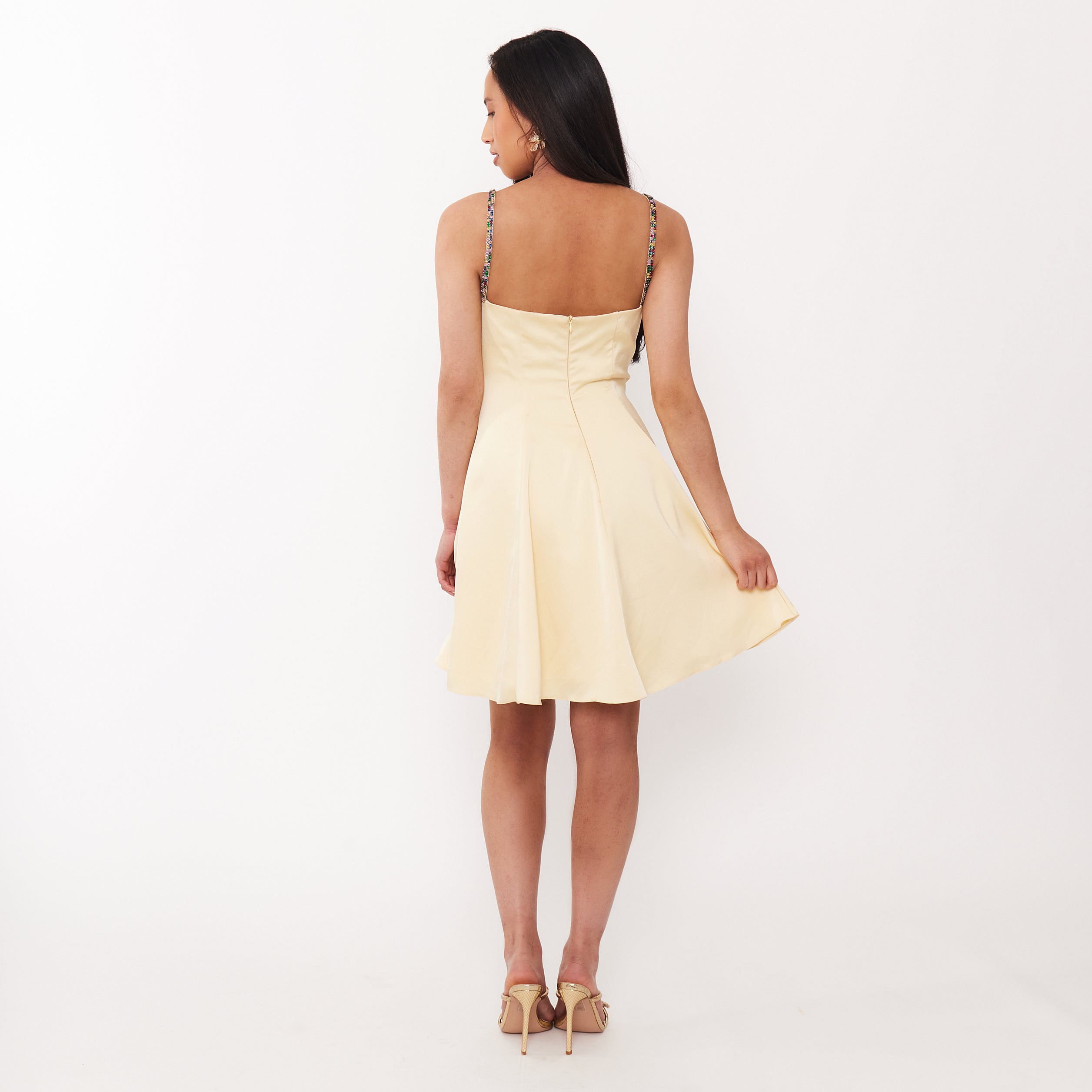 Women’s Rhinestone Strap Dress