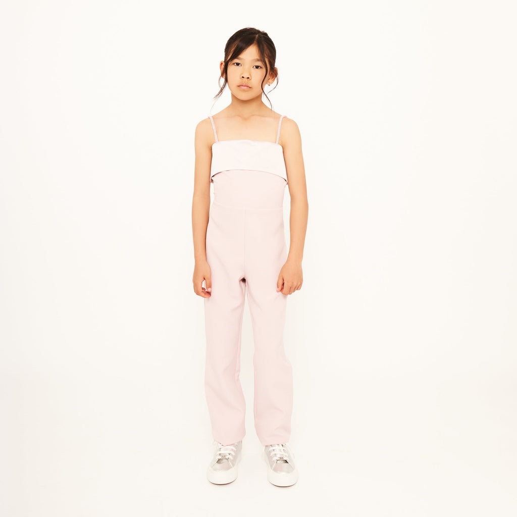 Jumpsuit with Rhinestone Straps